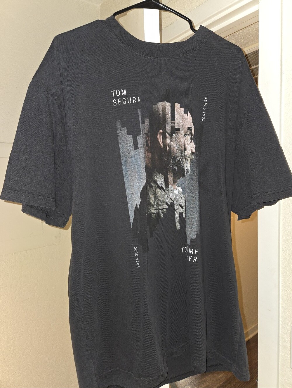 Tom Segura Black Graphic World Tour T‑Shirt XL COME TOGETHER 2024-2026 YMH